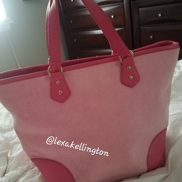 🩷Y2K rare juicy Couture Pink Terry Tote Bag - Picture 8 of 14